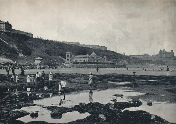 Framed Print : Scarborough - View from the Rocks, 1895 Framed Print : Scarborough - View from the Rocks, 1895