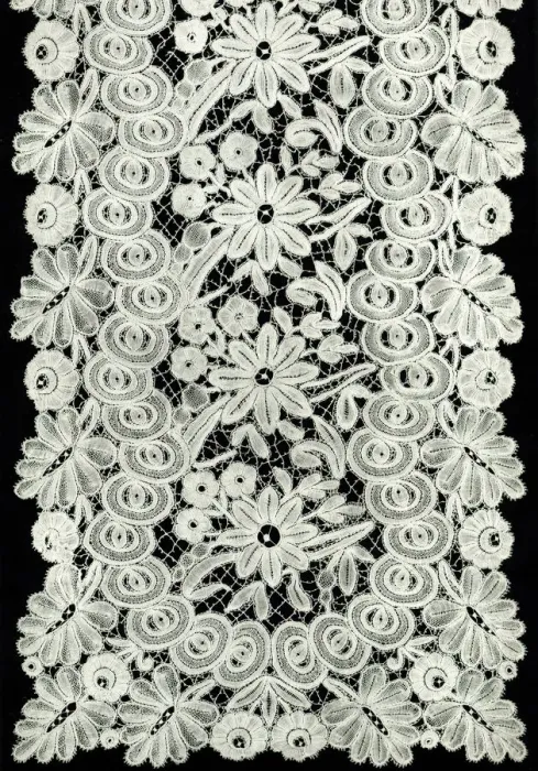 Framed Print : Scarf, Belgium, 1880s / 90s. Creator: Unknown Framed Print : Scarf, Belgium, 1880s / 90s. Creator: Unknown