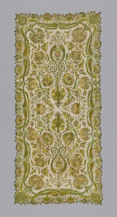 Framed Print : Scarf, India, Late 19th century. Creator: Unknown Framed Print : Scarf, India, Late 19th century. Creator: Unknown
