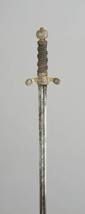 Framed Print : Scarf Sword, Sweden, c. 1660. Creator: Unknown Framed Print : Scarf Sword, Sweden, c. 1660. Creator: Unknown