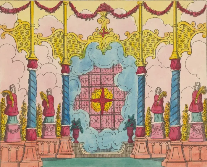 Framed Print : Scene 14, from Jack the Giant Killer, Scenes for a Toy Theater, 1870-90 Framed Print : Scene 14, from Jack the Giant Killer, Scenes for a Toy Theater, 1870-90