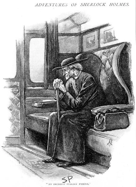 Scene from The Adventure of the Final Problem by Arthur Conan Doyle, 1893. Artist: Sidney E Paget
