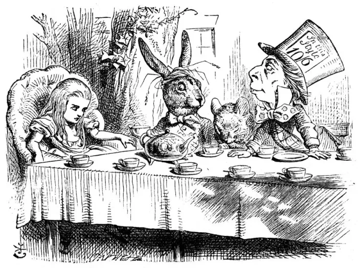 Framed Print : Scene from Alices Adventures in Wonderland by Lewis Carroll, 1865. Artist: John Tenniel Framed Print : Scene from Alices Adventures in Wonderland by Lewis Carroll, 1865. Artist: John Tenniel