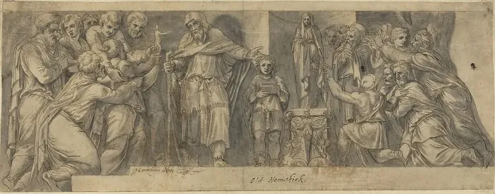 Framed Print : Scene from Ancient History, 16th century. Creator: Unknown Framed Print : Scene from Ancient History, 16th century. Creator: Unknown