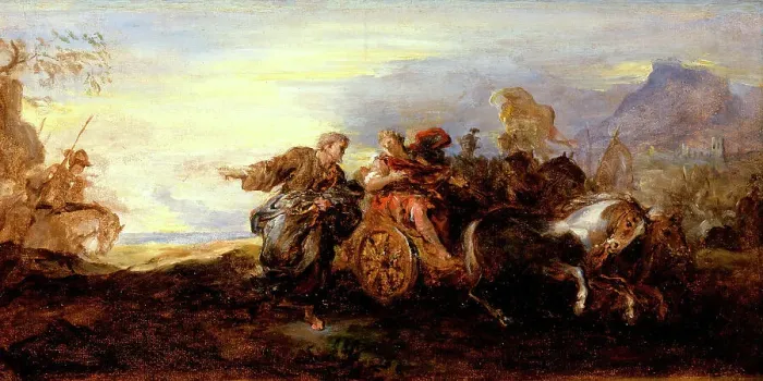 Framed Print : Scene from Ancient History, between c1680 and c1690. Creator: Joseph Parrocel Framed Print : Scene from Ancient History, between c1680 and c1690. Creator: Joseph Parrocel