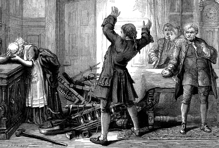 Framed Print : Scene from Arkwright's Wife, at the Globe Theatre, 1873. Creator: Unknown. Scene from Arkwright's Wife, at the Globe Theatre, 1873. Creator: Unknown Framed Print : Scene from Arkwright's Wife, at the Globe Theatre, 1873. Creator: Unknown. Scene from Arkwright's Wife, at the Globe Theatre, 1873. Creator: Unknown