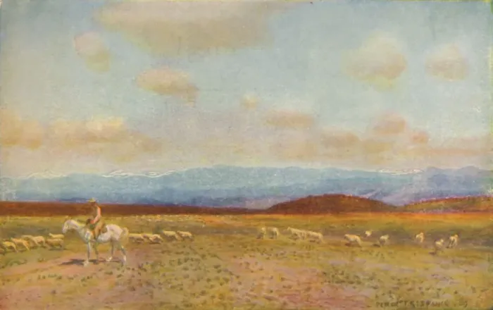 Framed Print : Scene in the Australian Middle Lowlands, 1924 Framed Print : Scene in the Australian Middle Lowlands, 1924