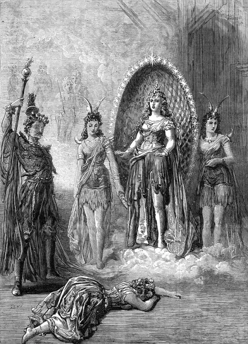 Framed Print : Scene from Babil and Bijou, at Covent Garden Theatre, 1872. Creator: Unknown Framed Print : Scene from Babil and Bijou, at Covent Garden Theatre, 1872. Creator: Unknown