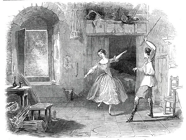 Scene from the ballet of 'Le Diable a Quatre', at the Princess Theatre, 1845