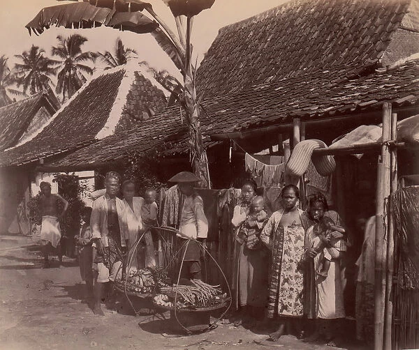 Scene in Batavia, 1860s-70s. Creator: Unknown