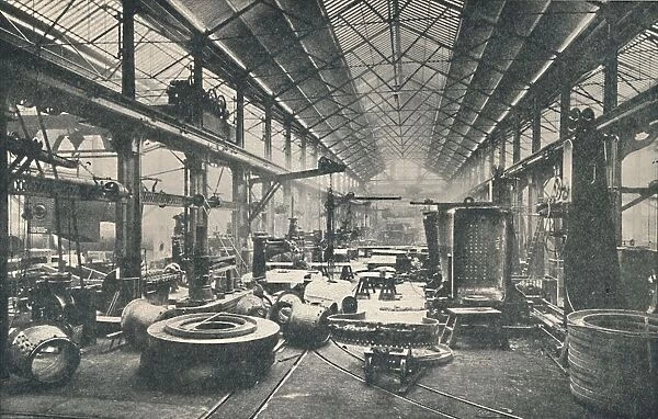Scene in a Boiler-shop, c1917
