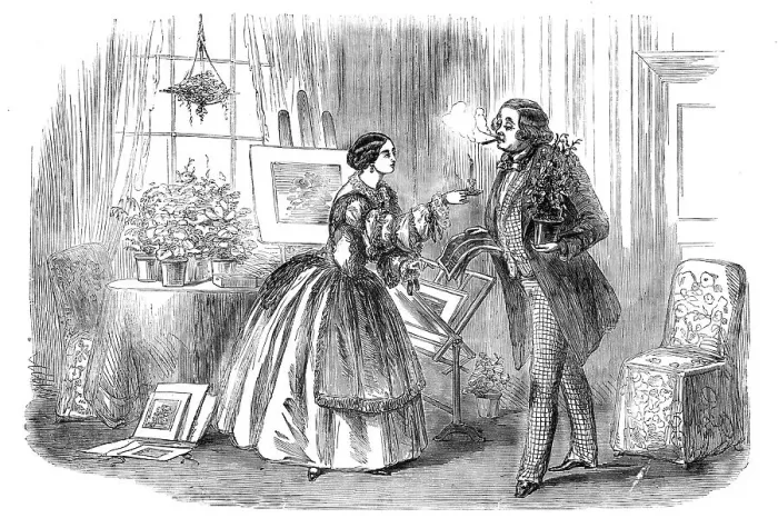Framed Print : Scene from A Bottle of Smoke at the Adelphi Theatre, 1856. Creator: Unknown. Scene from A Bottle of Smoke at the Adelphi Theatre, 1856. Creator: Unknown Framed Print : Scene from A Bottle of Smoke at the Adelphi Theatre, 1856. Creator: Unknown. Scene from A Bottle of Smoke at the Adelphi Theatre, 1856. Creator: Unknown