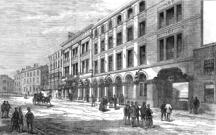 Framed Print : Scene of the calamity at the Bristol Theatre, 1870. Creator: Unknown Framed Print : Scene of the calamity at the Bristol Theatre, 1870. Creator: Unknown