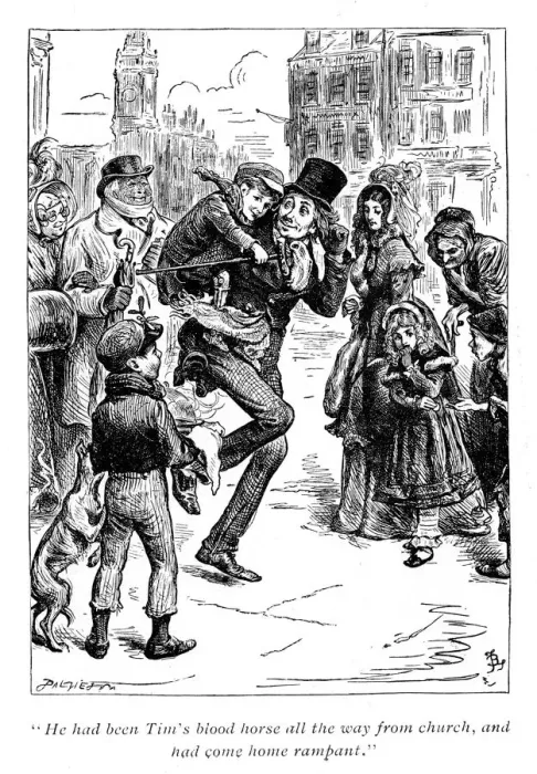 Framed Print : Scene from A Christmas Carol by Charles Dickens, 1843 Framed Print : Scene from A Christmas Carol by Charles Dickens, 1843