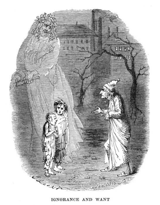 Framed Print : Scene from A Christmas Carol by Charles Dickens, 1843 Framed Print : Scene from A Christmas Carol by Charles Dickens, 1843