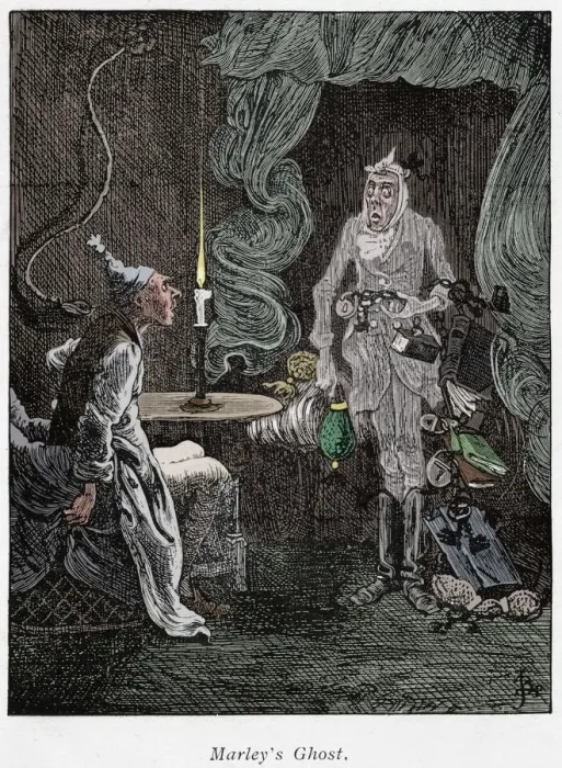 Framed Print : Scene from A Christmas Carol by Charles Dickens, 1843 Framed Print : Scene from A Christmas Carol by Charles Dickens, 1843
