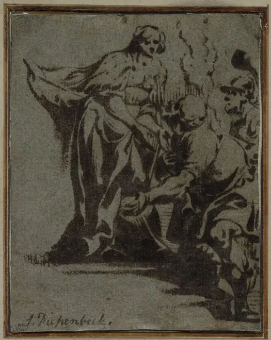 Framed Print : A Scene from Classical Mythology, 1600s. Creator: Anthonis Sallaert (Flemish, c. 1590-1658) Framed Print : A Scene from Classical Mythology, 1600s. Creator: Anthonis Sallaert (Flemish, c. 1590-1658)