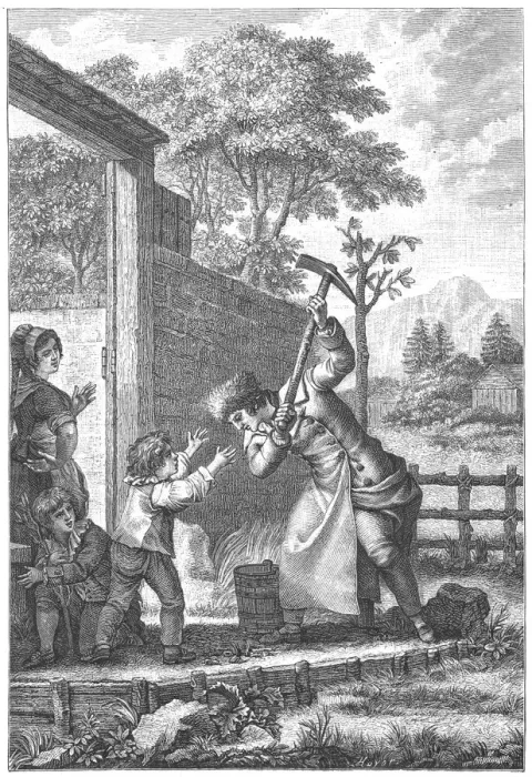 Framed Print : Scene from Confessions by Jean-Jacques Rousseau, 1782-1789 Framed Print : Scene from Confessions by Jean-Jacques Rousseau, 1782-1789