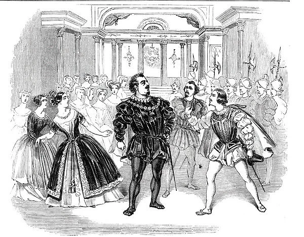 Scene from Costas opera of 'Don Carlos', 1844. Creator: Unknown