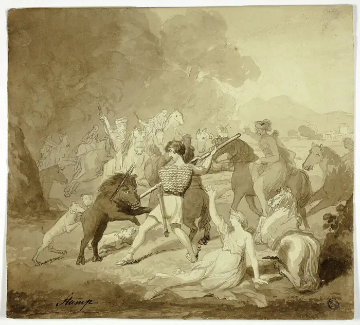 Framed Print : Scene from Cymbeline, n.d. Creator: Samuel John Stump Framed Print : Scene from Cymbeline, n.d. Creator: Samuel John Stump