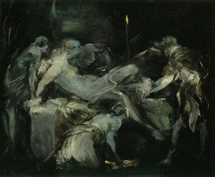 Framed Print : Scène d'accouchement, c.1870. Creator: Jean-Baptiste Carpeaux Framed Print : Scène d'accouchement, c.1870. Creator: Jean-Baptiste Carpeaux