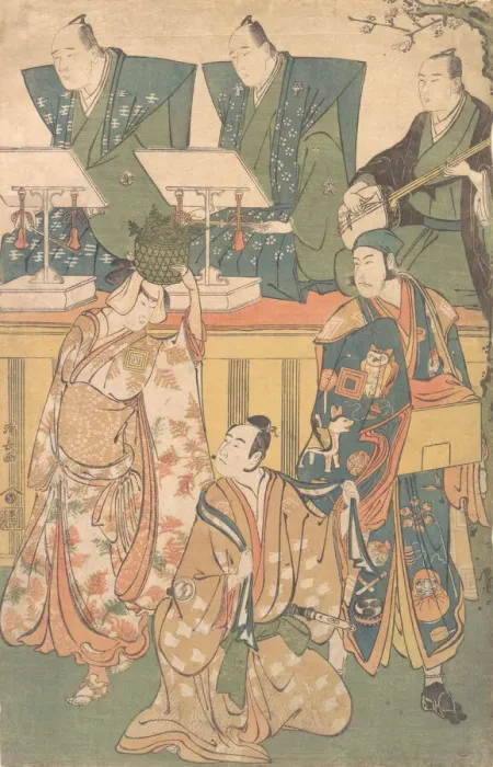 Framed Print : Scene from a Drama, ca. 1788. Creator: Torii Kiyonaga Framed Print : Scene from a Drama, ca. 1788. Creator: Torii Kiyonaga
