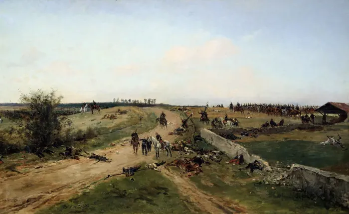 Framed Print : Scene from the Franco-Prussian War, 1870, 19th century. Artist: Alphonse de Neuville Framed Print : Scene from the Franco-Prussian War, 1870, 19th century. Artist: Alphonse de Neuville
