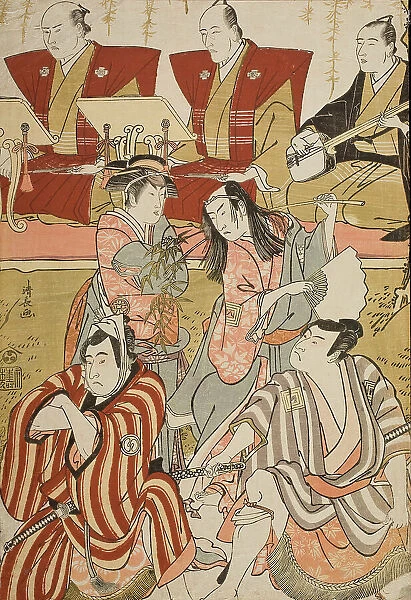 Scene froma Kabuki play, Mid-late 1780s. Creator: Torii Kiyonaga