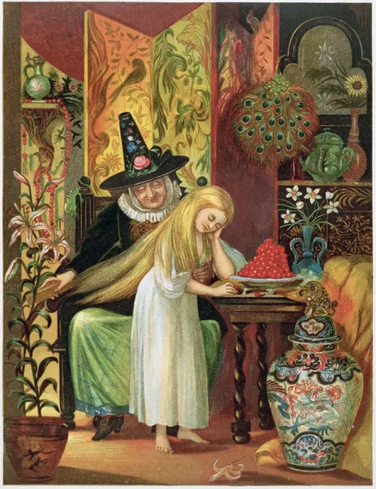 Framed Print : Scene from Hans Christian Andersens fairy tale, The Snow Queen, 1872 Framed Print : Scene from Hans Christian Andersens fairy tale, The Snow Queen, 1872