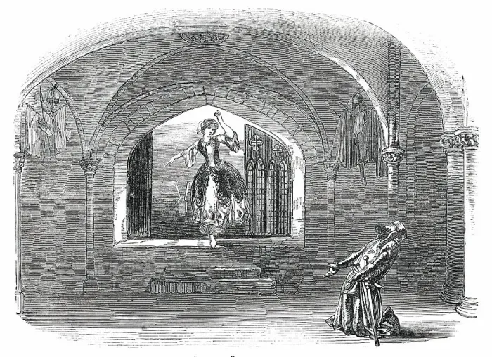 Framed Print : Scene from Ivanhoe, at the Haymarket Theatre, 1850. Creator: Unknown. Scene from Ivanhoe, at the Haymarket Theatre, 1850. Creator: Unknown Framed Print : Scene from Ivanhoe, at the Haymarket Theatre, 1850. Creator: Unknown. Scene from Ivanhoe, at the Haymarket Theatre, 1850. Creator: Unknown