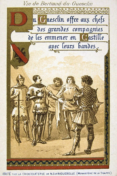 Scene from the life of Bertrand du Guesclin, (19th century)