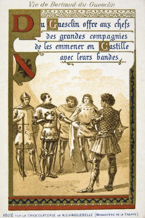 Framed Print : Scene from the life of Bertrand du Guesclin, (19th century) Framed Print : Scene from the life of Bertrand du Guesclin, (19th century)