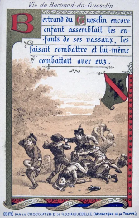 Framed Print : Scene from the life of Bertrand du Guesclin, (19th century) Framed Print : Scene from the life of Bertrand du Guesclin, (19th century)