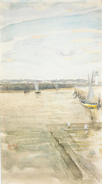 Scene on the Mersey. Creator: James Abbott McNeill Whistler
