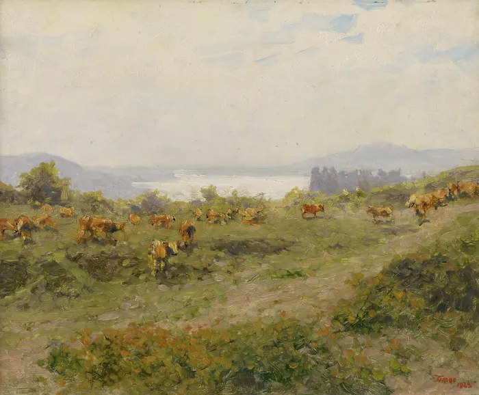 Framed Print : Scene near Bratislava, 1923. Creator: Jindrich Tomec Framed Print : Scene near Bratislava, 1923. Creator: Jindrich Tomec