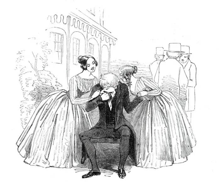 Framed Print : Scene from the new comedy of Old Heads and Young Hearts Framed Print : Scene from the new comedy of Old Heads and Young Hearts