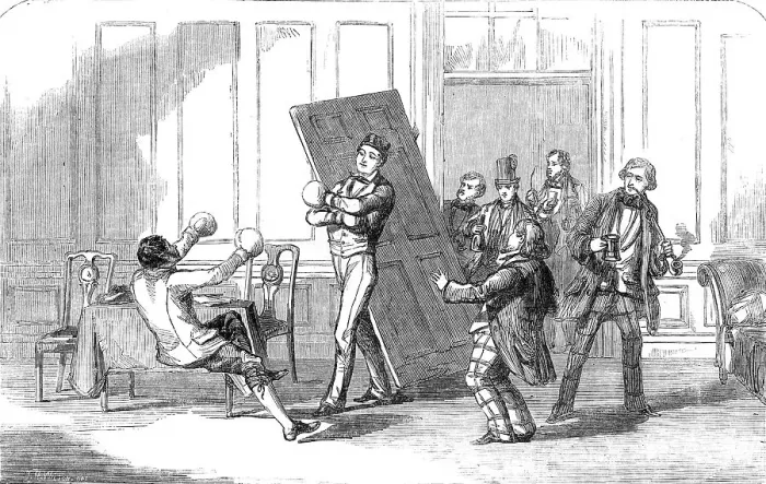 Framed Print : Scene from the new farce of The Slow Man, at the Adelphi Theatre, 1854. Creator: T. H. Wilson. Scene from the new farce of The Slow Man, at the Adelphi Theatre, 1854. Creator: T. H. Wilson Framed Print : Scene from the new farce of The Slow Man, at the Adelphi Theatre, 1854. Creator: T. H. Wilson. Scene from the new farce of The Slow Man, at the Adelphi Theatre, 1854. Creator: T. H. Wilson