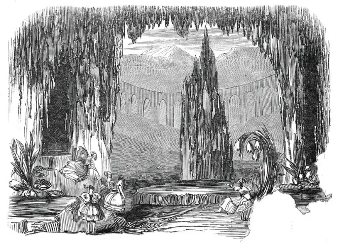 Framed Print : Scene from the new pantomime of The Key of the Kingdom Framed Print : Scene from the new pantomime of The Key of the Kingdom
