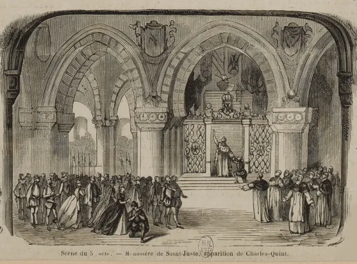 Framed Print : Scene from the Opera Don Carlos by Giuseppe Verdi. Paris, Theatre de l Opera-Le Peletier, 11. 03. 1867 Framed Print : Scene from the Opera Don Carlos by Giuseppe Verdi. Paris, Theatre de l Opera-Le Peletier, 11. 03. 1867