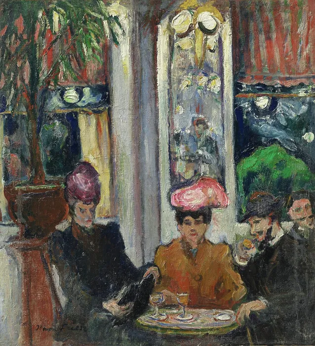 Framed Print : Scene in a Parisian Brasserie, c1905-1906. Creator: Friesz, Achille-Emile-Othon (1879-1949) Framed Print : Scene in a Parisian Brasserie, c1905-1906. Creator: Friesz, Achille-Emile-Othon (1879-1949)