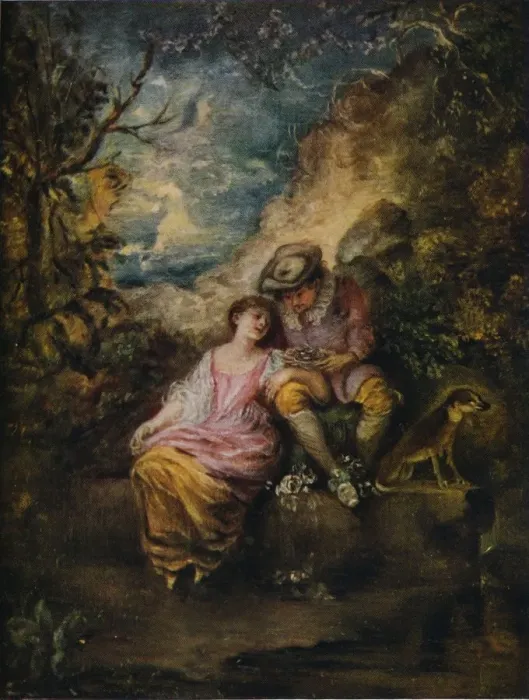 Framed Print : Scene Pastorale, c1710. Artist: Jean-Antoine Watteau Framed Print : Scene Pastorale, c1710. Artist: Jean-Antoine Watteau