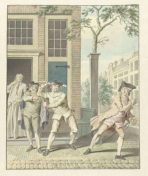 Scene from 'Pefroen with the sheep head', 1734-1801. Creator: Jacobus Buys. Scene from 'Pefroen with the sheep head', 1734-1801. Creator: Jacobus Buys