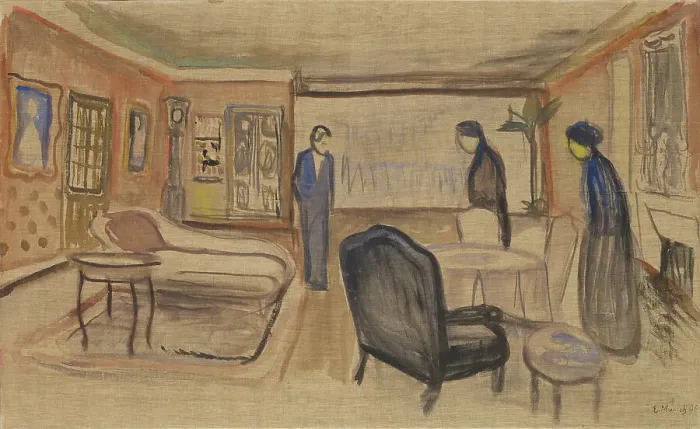 Framed Print : Scene from the play Ghosts by Henrik Ibsen, 1906. Creator: Munch, Edvard (1863-1944). Scene from the play Ghosts by Henrik Ibsen, 1906. Creator: Munch, Edvard (1863-1944) Framed Print : Scene from the play Ghosts by Henrik Ibsen, 1906. Creator: Munch, Edvard (1863-1944). Scene from the play Ghosts by Henrik Ibsen, 1906. Creator: Munch, Edvard (1863-1944)