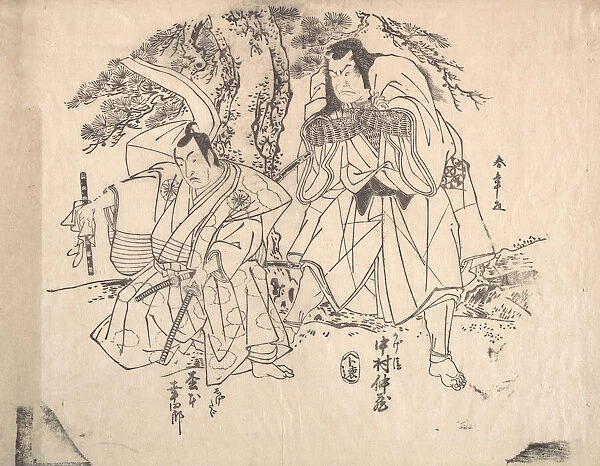 Scene from a Play, late 18th century. Creator: Shunsho