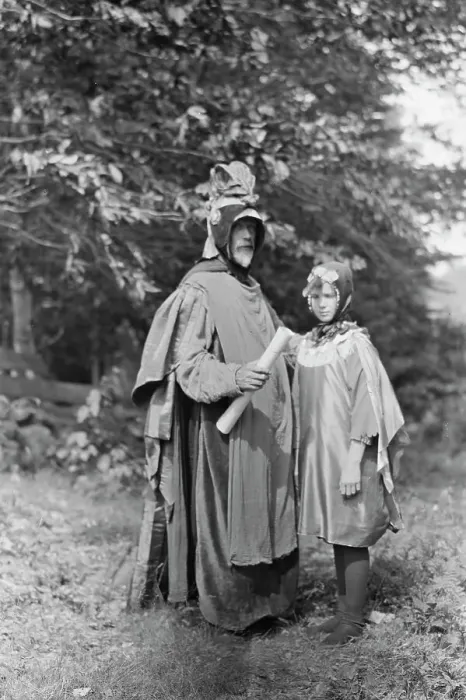 Framed Print : Scene from Sanctuary, A Bird Masque, by Percy MacKaye, in rehearsal for first performance... 1913. Creator: Arnold Genthe Framed Print : Scene from Sanctuary, A Bird Masque, by Percy MacKaye, in rehearsal for first performance... 1913. Creator: Arnold Genthe