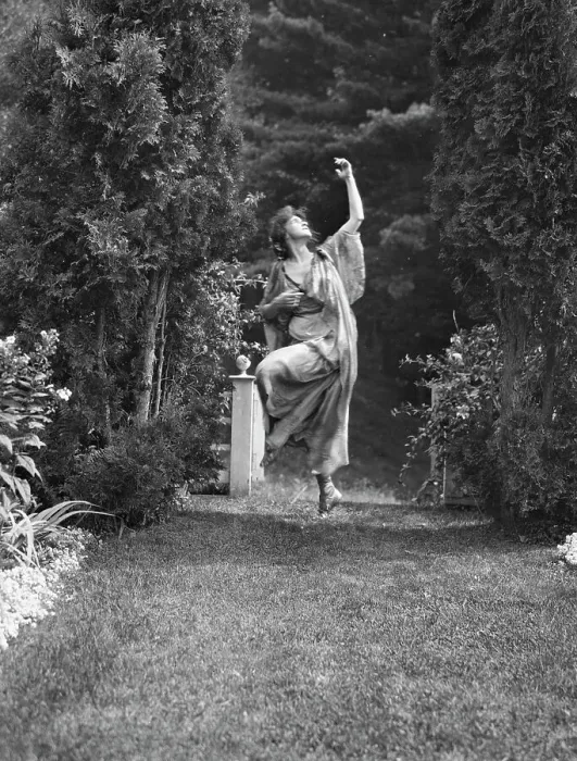 Framed Print : Scene from Sanctuary, A Bird Masque, by Percy MacKaye, in rehearsal for first...New Hampshire, 1913. Creator: Arnold Genthe Framed Print : Scene from Sanctuary, A Bird Masque, by Percy MacKaye, in rehearsal for first...New Hampshire, 1913. Creator: Arnold Genthe