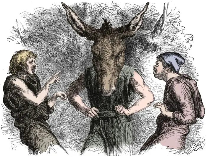 Framed Print : Scene from Shakespeares A Midsummer Nights Dream Framed Print : Scene from Shakespeares A Midsummer Nights Dream