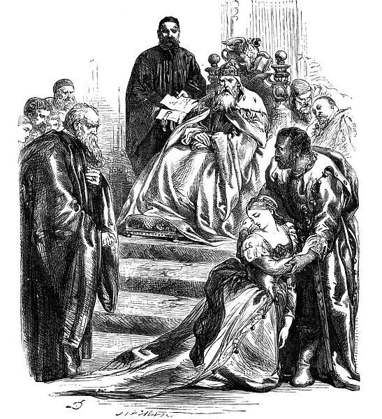 Scene from Shakespeares Othello, 19th century