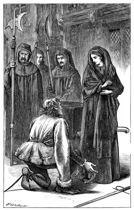 Framed Print : Scene from Shakespeares Richard III, (1591) c1870 Framed Print : Scene from Shakespeares Richard III, (1591) c1870