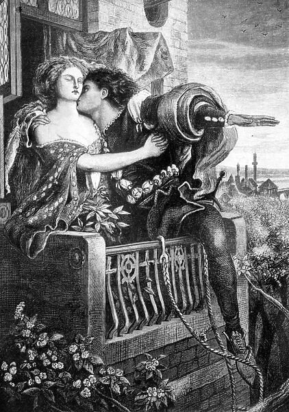 Scene from Shakespeares Romeo and Juliet, c1860s. Artist: Ford Madox Brown